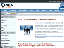 Tablet Screenshot of alatea.pl
